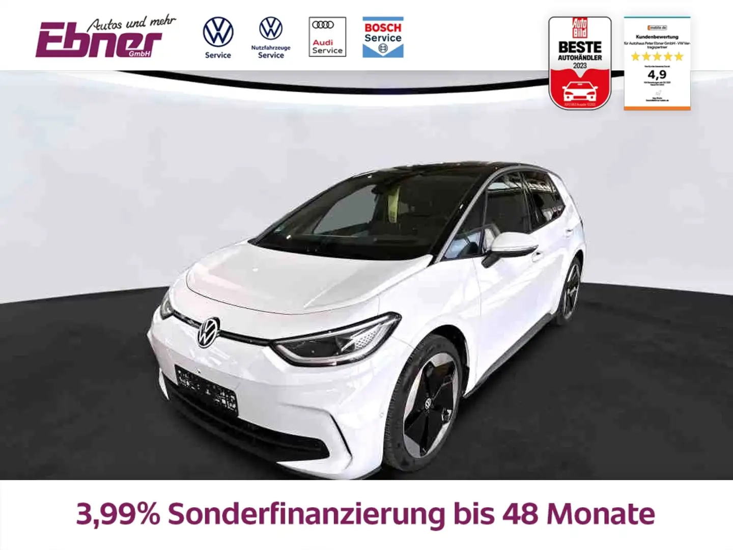 Volkswagen ID.3 PRO S 82KW/h NP:57tEUR! HEAD-UP+MEMORY+MATRIX+360G Noir - 1