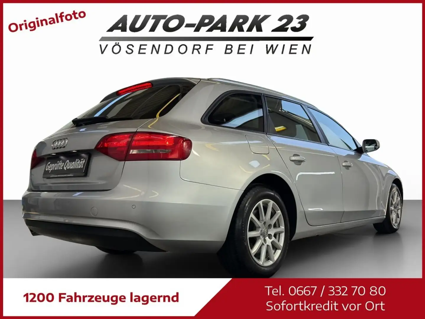 Audi A4 2,0 TDI Aut.**SOFORT-KREDIT*NAVI*GARANTIE*MOD2015 Silber - 1