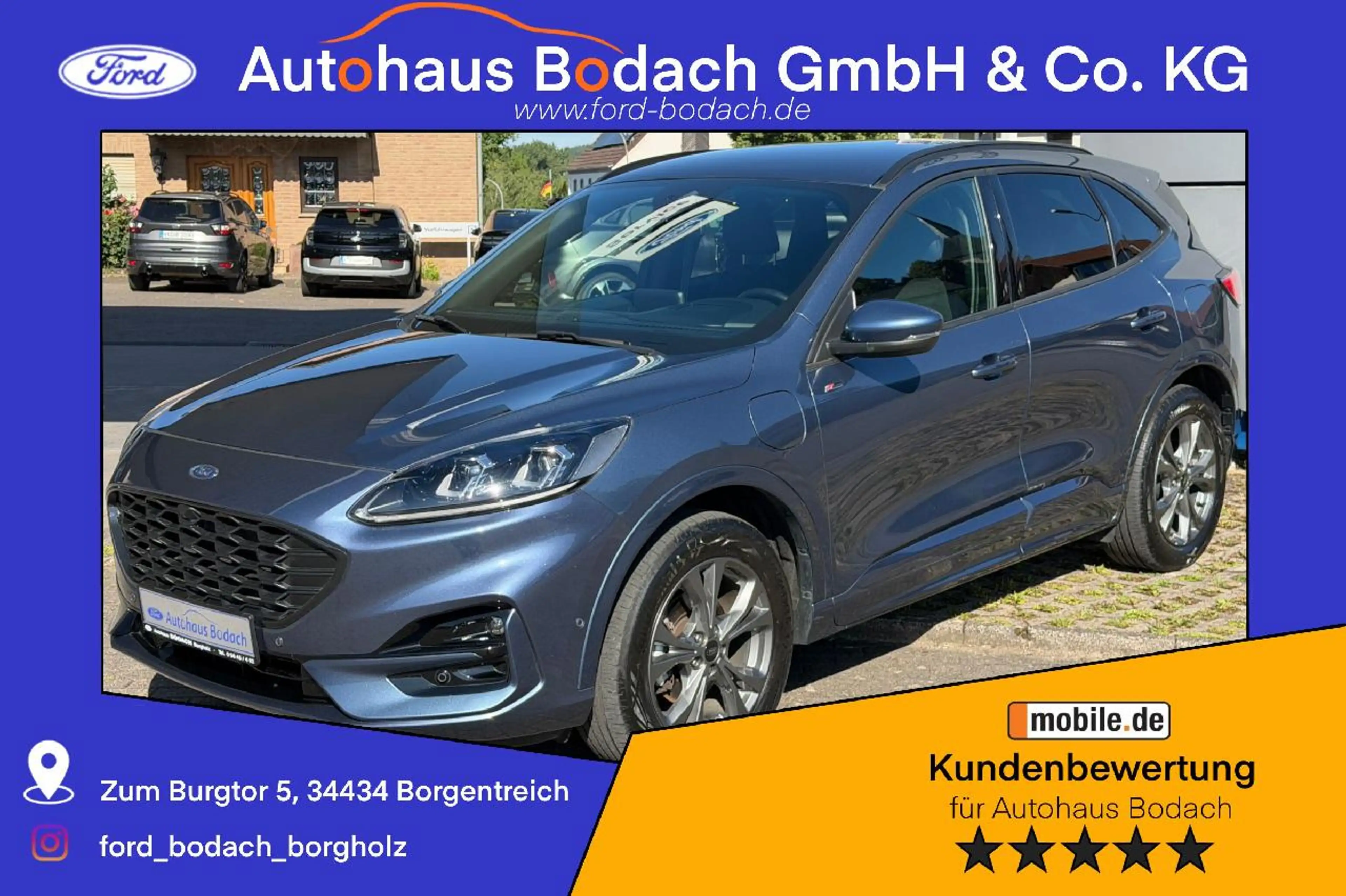 Ford Kuga ST-Line X 2.5 PHEV 225PS AHK|iLED|HUD|ACC