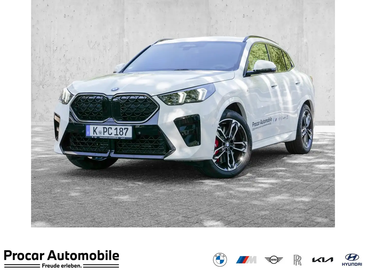 BMW X2 xDrive20d MSport HUD ACC AHK RFK NAVI LED 19" Weiß - 1