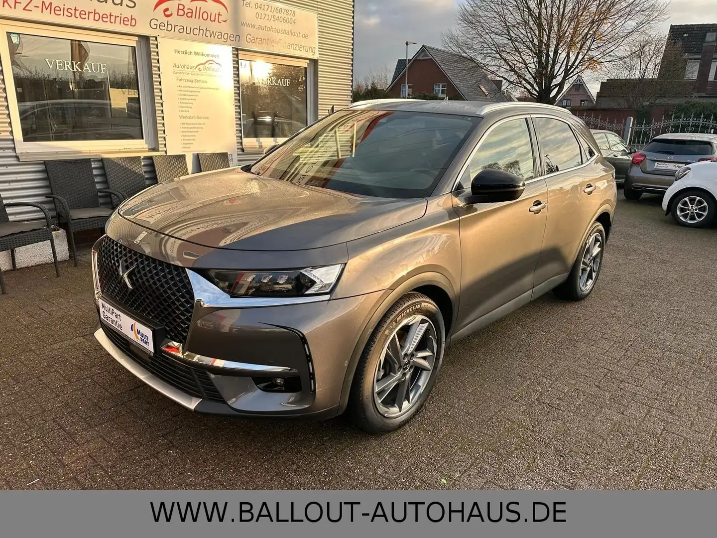 DS Automobiles DS 7 Crossback Rivoli +*1.HAND*NAVI*ACC*TOT*LED* Gris - 2