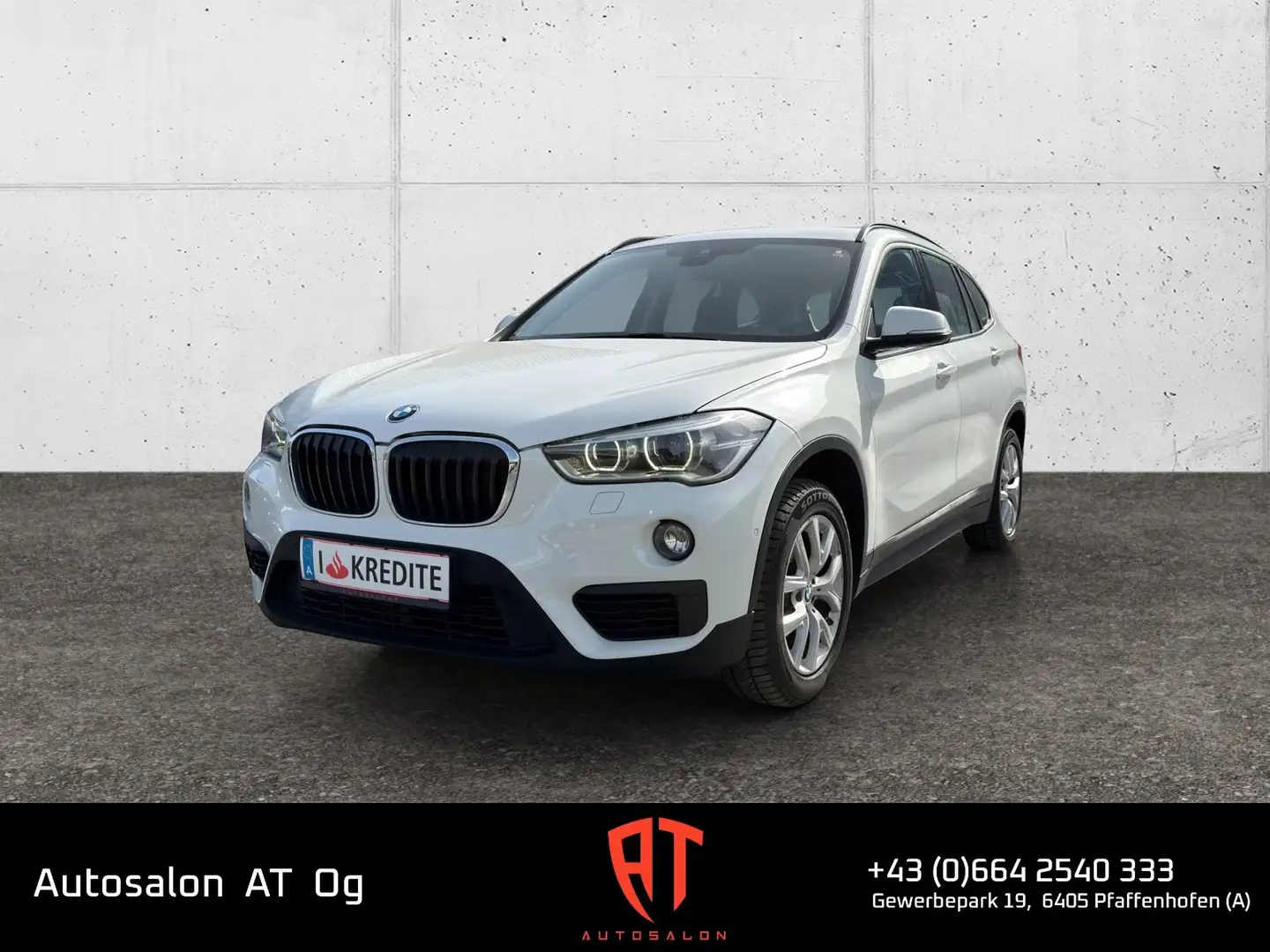 BMW X1 xDrive 18 d Advantage Weiß - 1