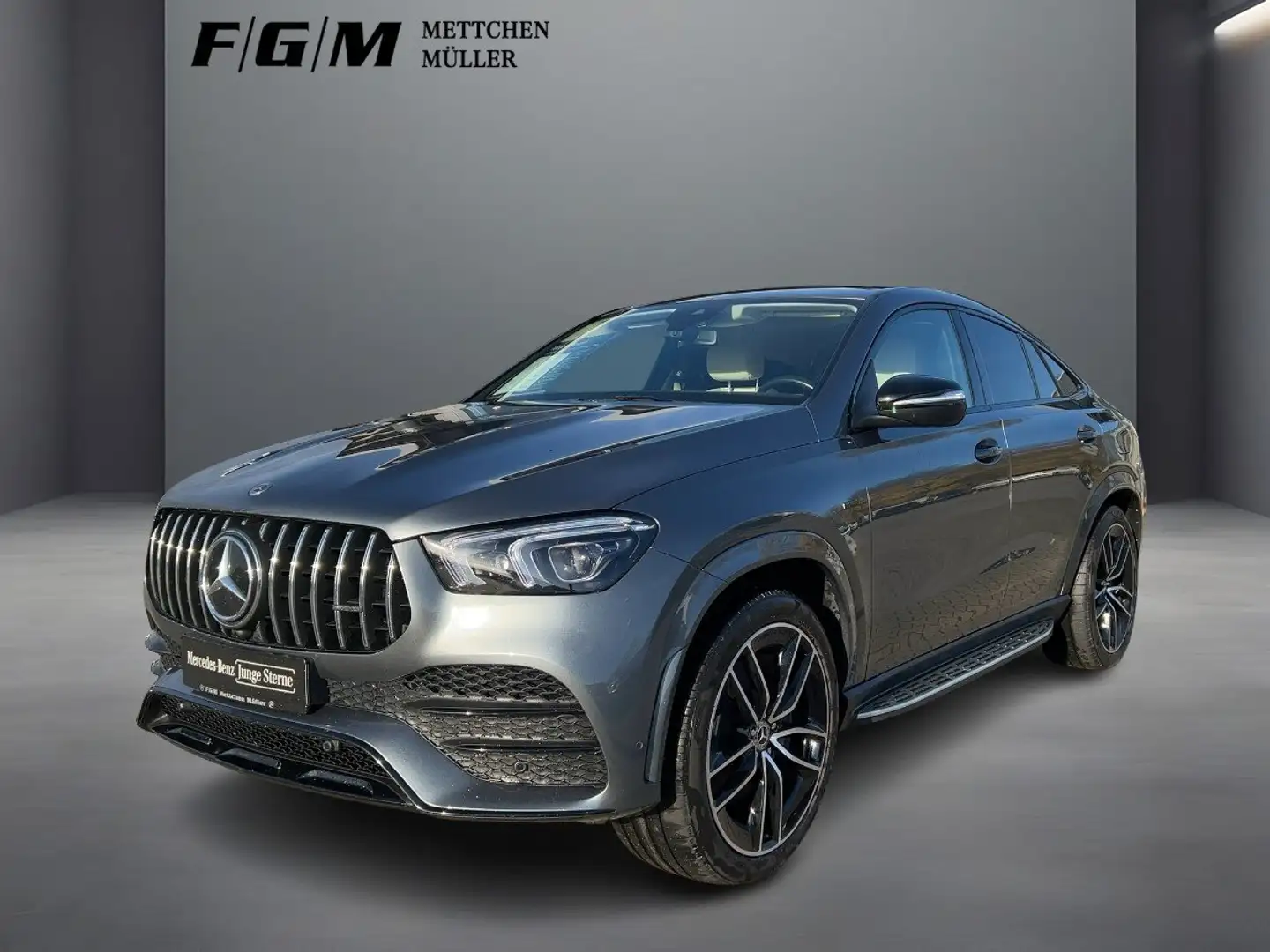 Mercedes-Benz GLE 350 de 4M AMG Line MBeam|S-Dach|TWA|AHK|Pano Grijs - 2