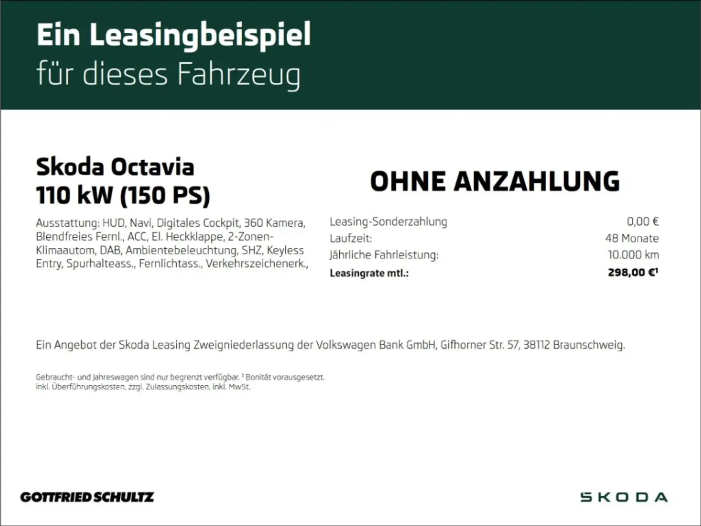 Skoda Octavia Com 2.0 TDI Selection DSG NAVI LED PDC SHZ ALU ZV Schwarz - 2