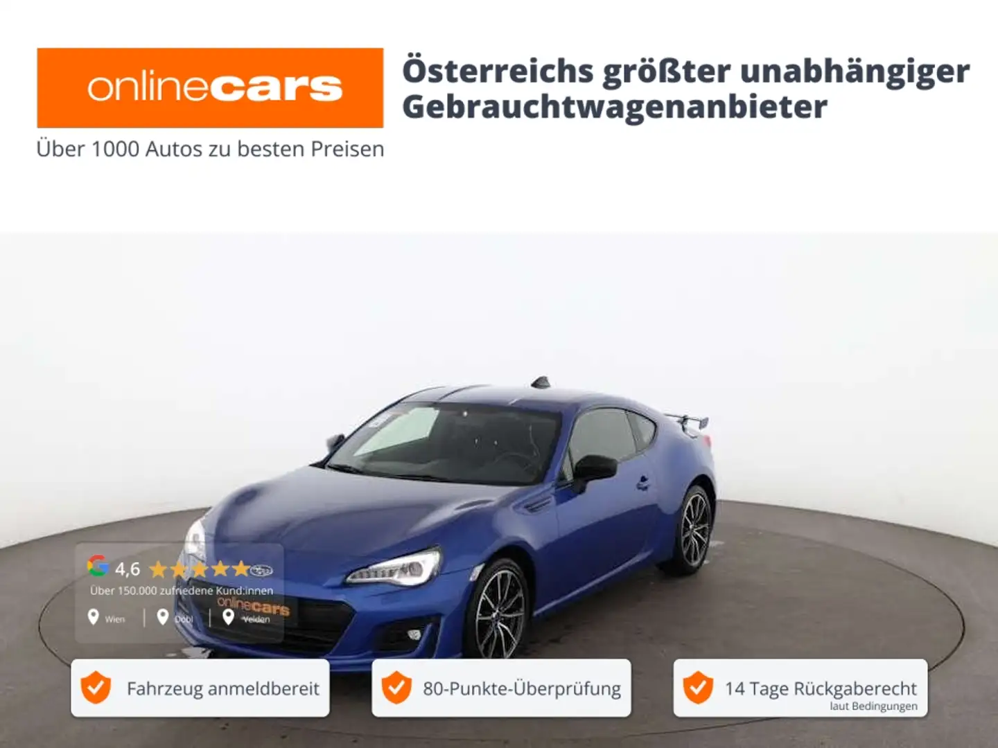 Subaru BRZ 2.0i Sport LED SPORTSITZE NAVI TEMPOMAT Blau - 1