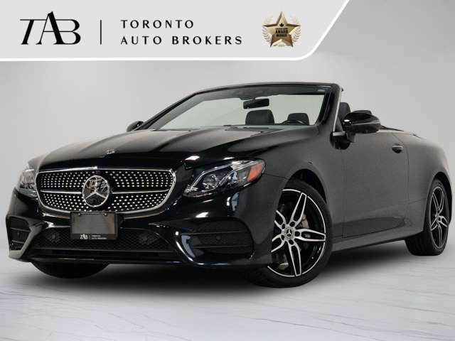 Black 2019 Mercedes-Benz E-Class Convertible All-Wheel Drive Automatic