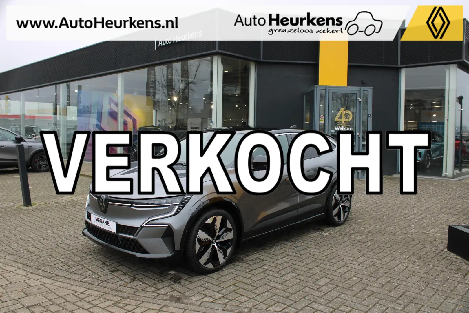 Renault Megane E-Tech TECHNO 220pk Comfort Range 60 kWh | €.3.035,- VOOR Grijs - 1