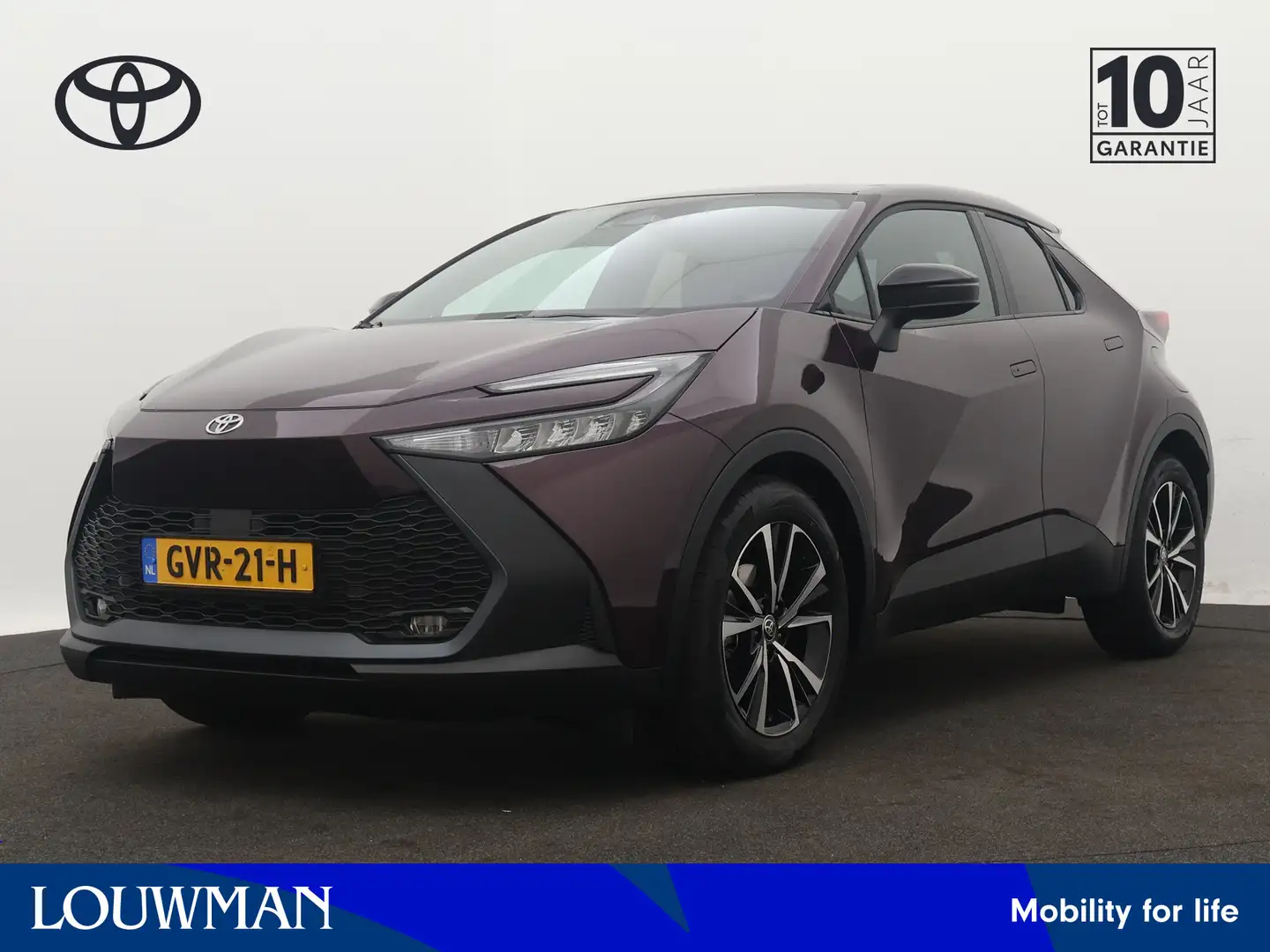 Toyota C-HR 1.8 Hybrid 140 Dynamic | 1e Eigenaar | Nieuw Gelev Paars - 1