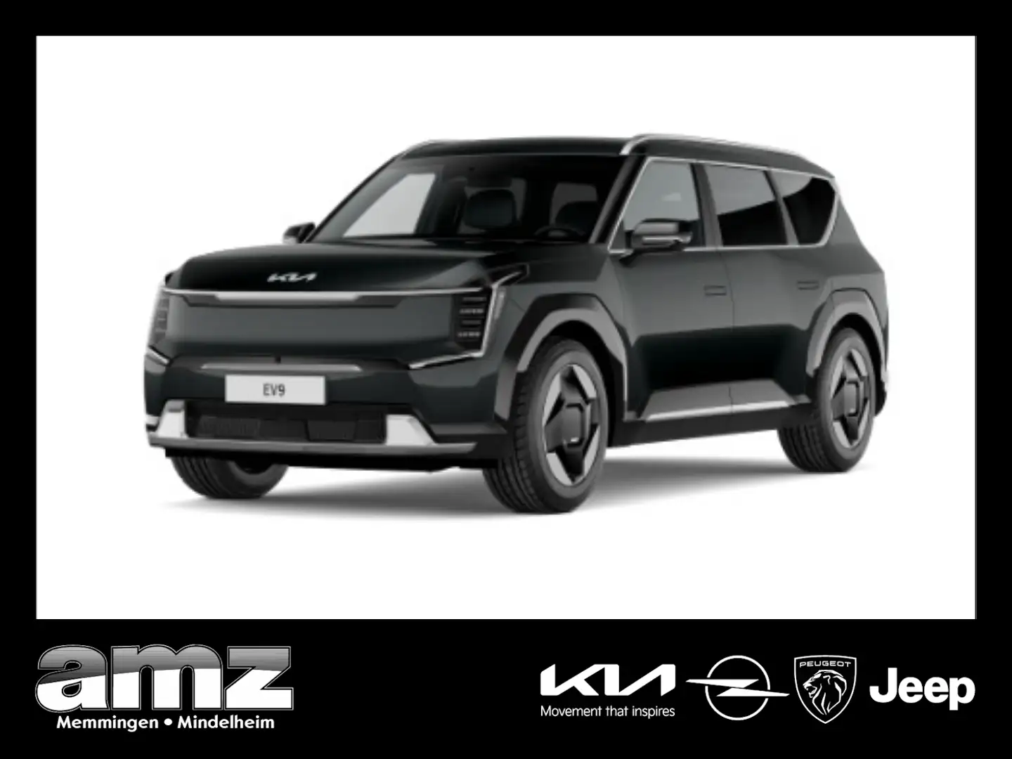 Kia EV9 76,1-kWh-Batterie *V2L*7Sitze*Navi*DigitalKey Negru - 1