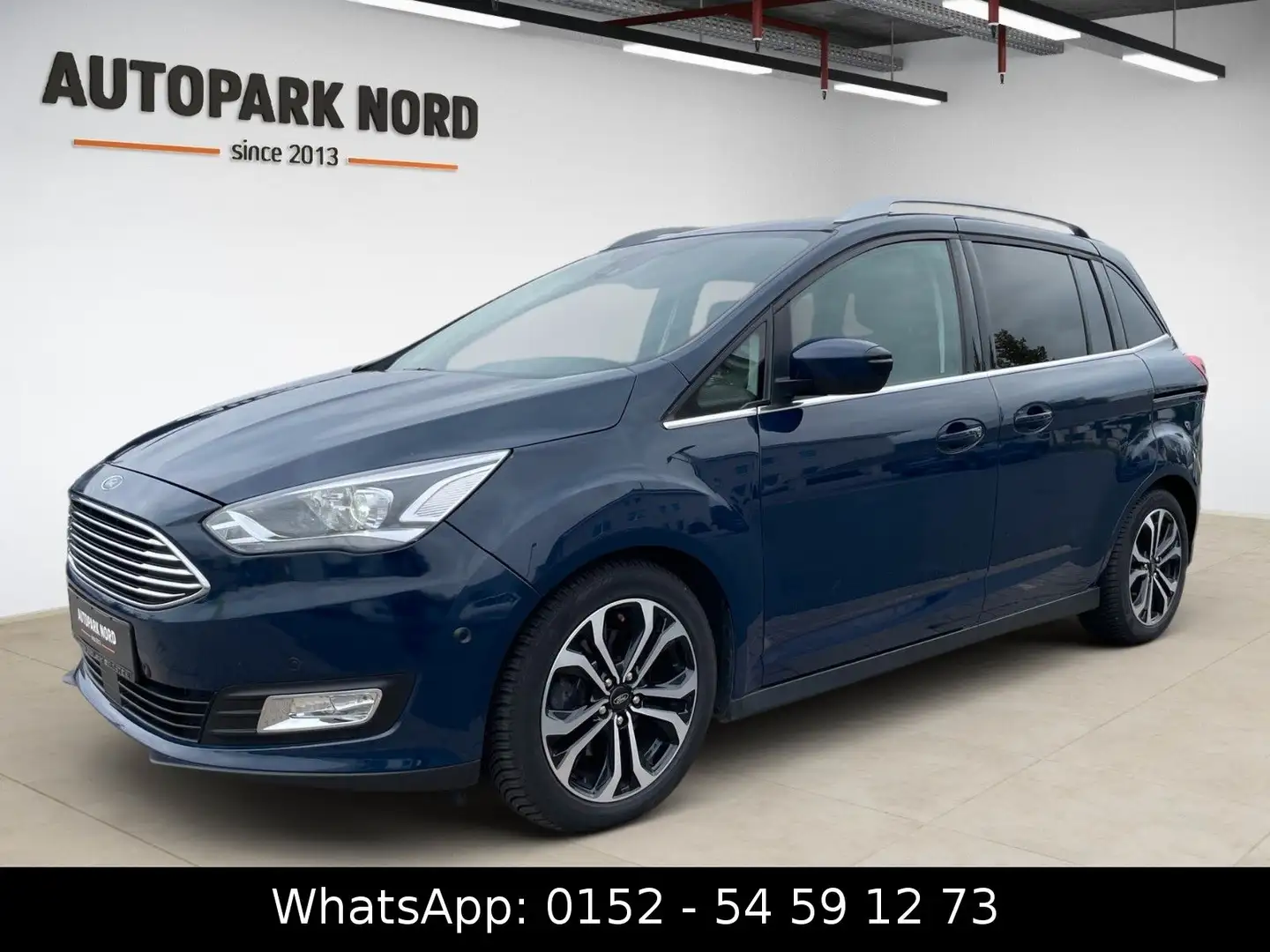 Ford Grand C-Max Grand C-MAX Titanium/7-SITZER/LED/KAMERA/SHZ Bleu - 1