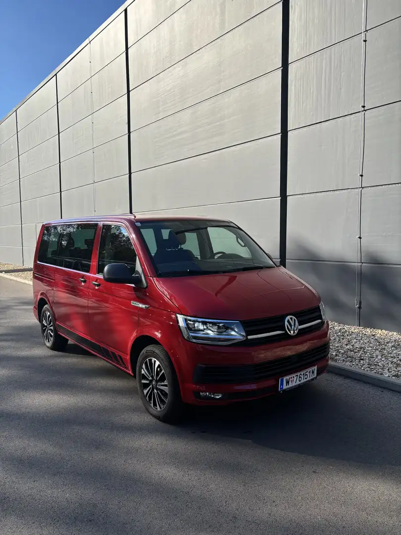 Volkswagen T6 Kombi multivan bulli 2,0 TDI Rot - 1