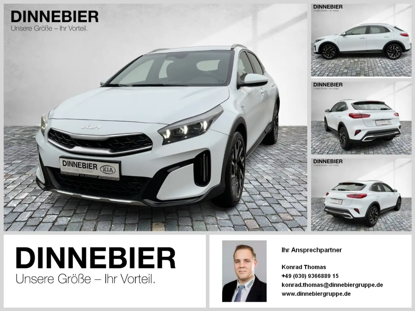 Kia XCeed 1.0T Vision LED+Navigation+Kamera+SHZ Weiß - 1