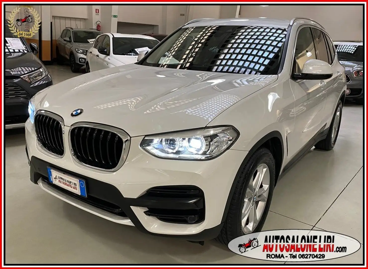 BMW X3 xdrive20d Business Advantage Auto NAVI/LED/PDC Blanc - 1