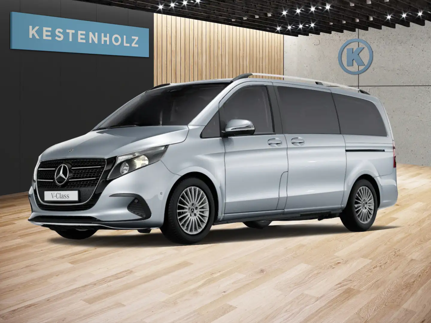 Mercedes-Benz V 220 V 220 d Lang *AHK*KAMERA*SHZ*MBUX*NAVI*DAB* Silber - 1