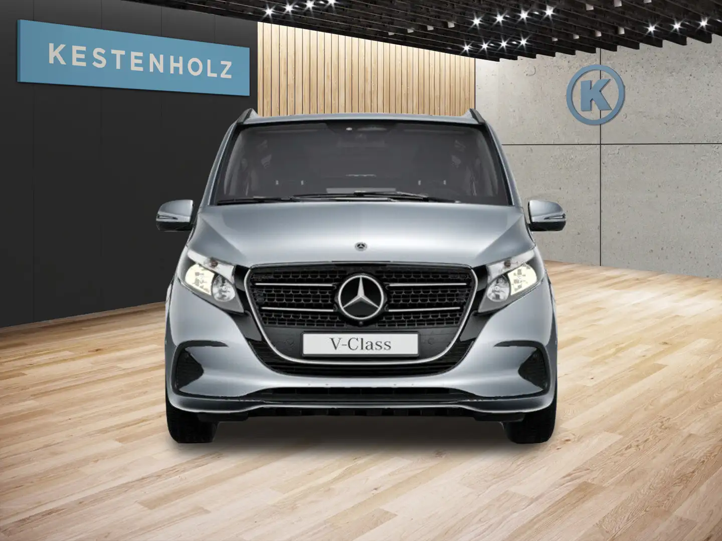 Mercedes-Benz V 220 V 220 d Lang *AHK*KAMERA*SHZ*MBUX*NAVI*DAB* Silber - 2