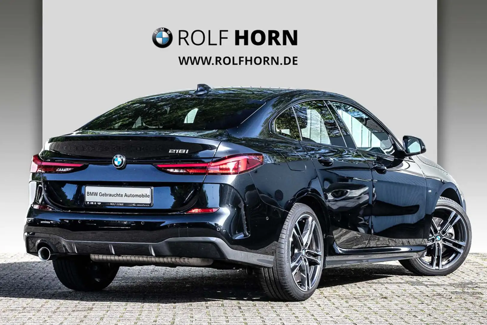 BMW 218 i Gran Coupe Aut. M Sportpaket HiFi RKam Navi Schwarz - 2