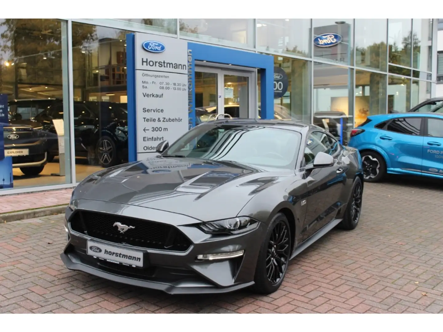 Ford Mustang GT FASTBACK AUTOMATIK, LEDER, ACC, LED, 19''LM, NA Gris - 1