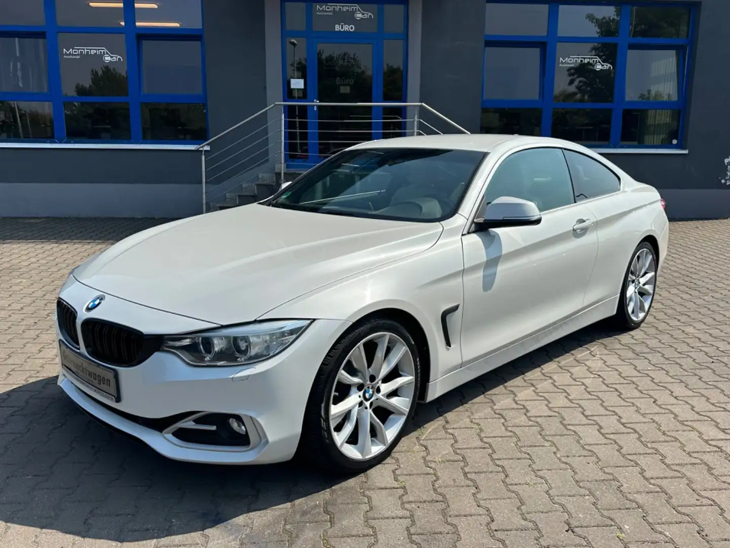 BMW 420 Baureihe 4 Coupe 420 i Blanc - 1