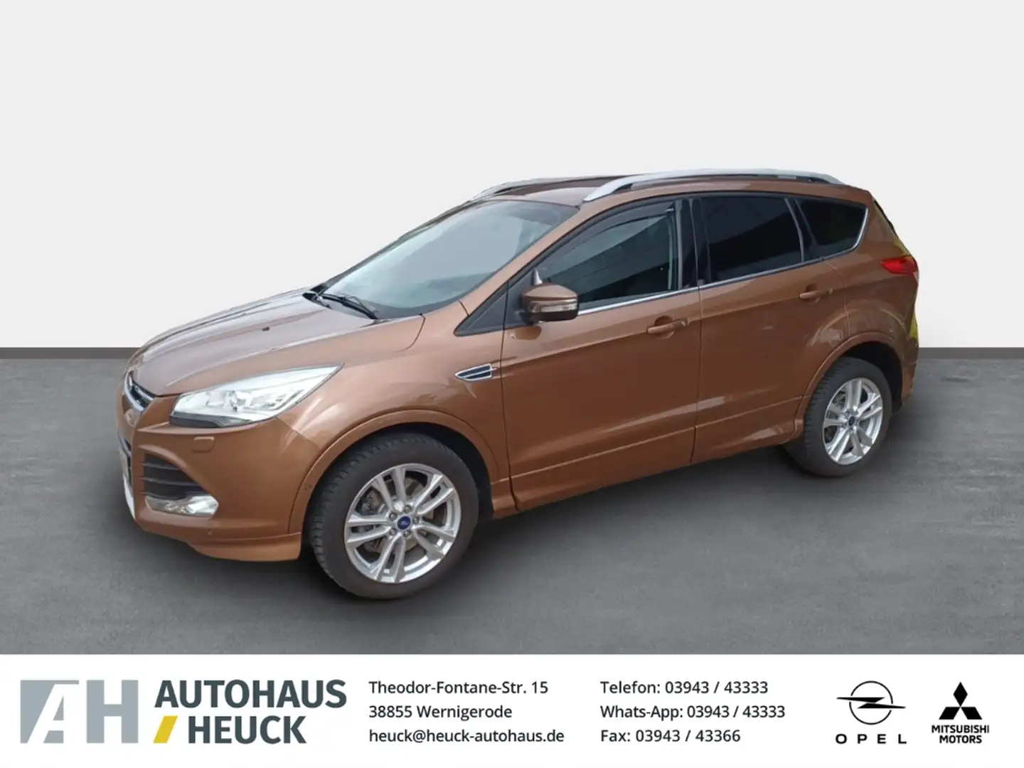 Ford Kuga Individual 1.5 EcoBoost AHK-abnehmbar Navi Bi-Xeno Braun - 1