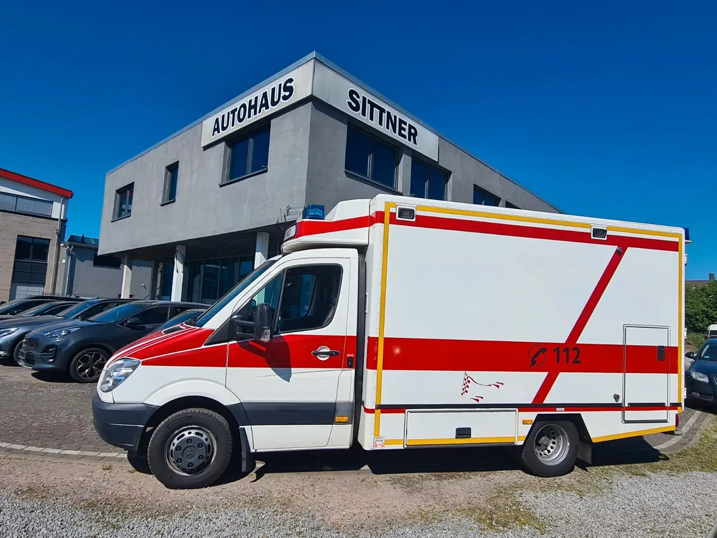 Mercedes-Benz Sprinter 515 CDI RTW Rettungswagen Stryker Trage Blanc - 1