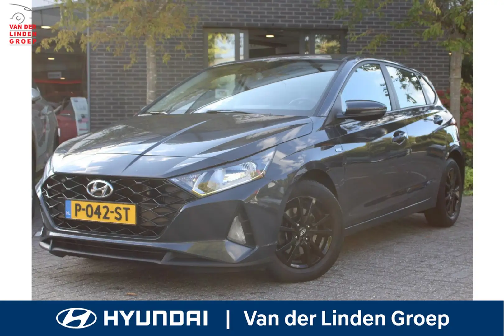 Hyundai i20 1.0 T-GDI Comf.Smart Aut Navi/Led/Pdc/Cam/16" "RIJ Gris - 1