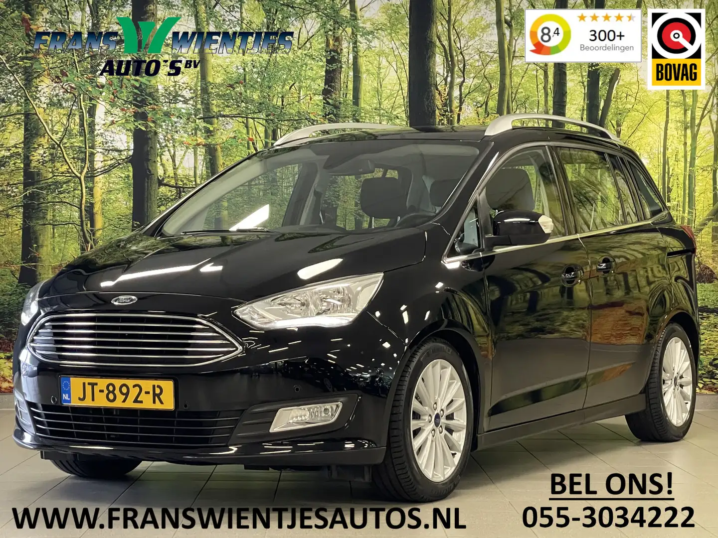 Ford Grand C-Max 1.0 Titanium | 1ste eigenaar | Origineel Nederland Noir - 1