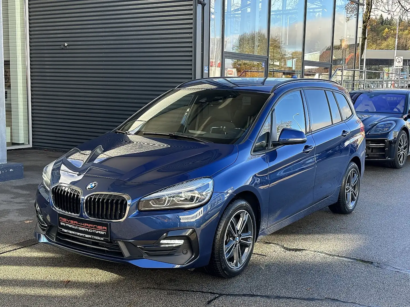 BMW 218 d Gran Tourer Sport Line Aut. Head-Up, Sitzheiz... Blau - 1