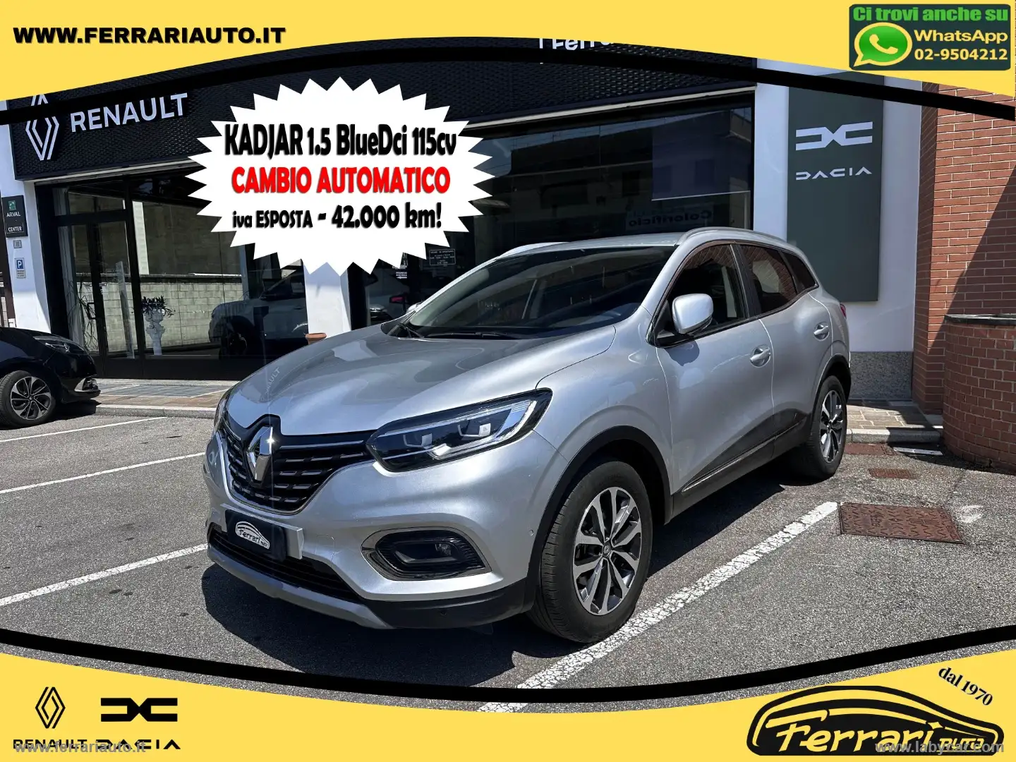 Renault Kadjar Blue dCi  115 CV EDC Intens Grigio - 1