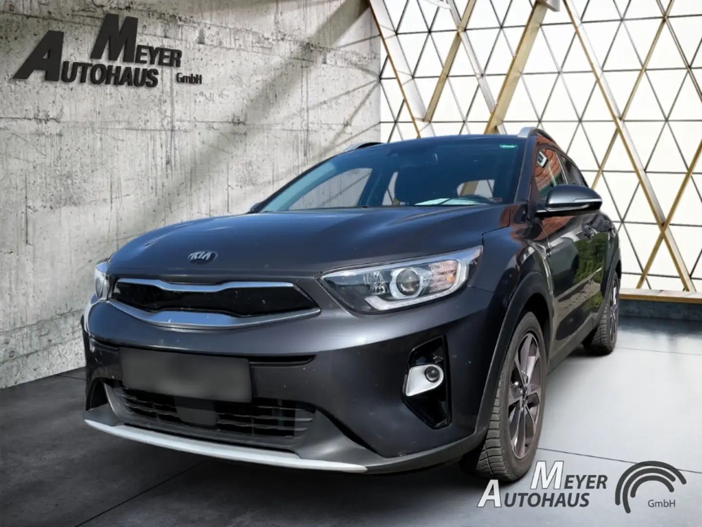 Kia Stonic 1.6 CRDi PLATINUM +Parksensoren+Rückfahrkamera Gris - 1