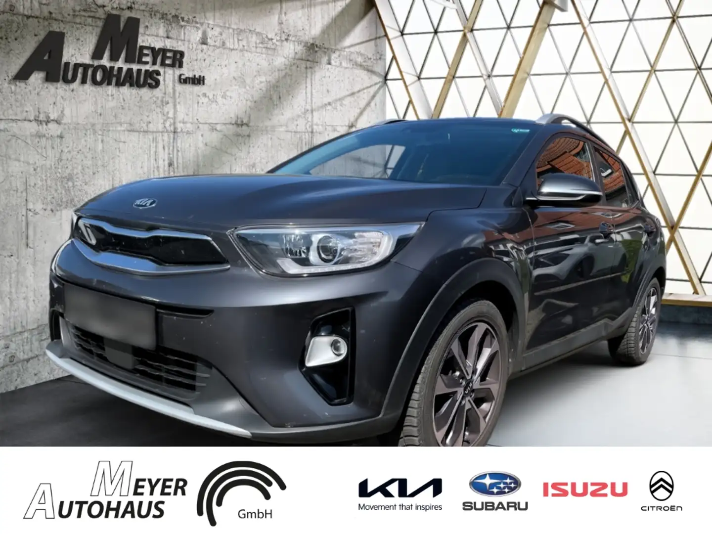 Kia Stonic 1.6 CRDi PLATINUM +Parksensoren+Rückfahrkamera Gris - 2