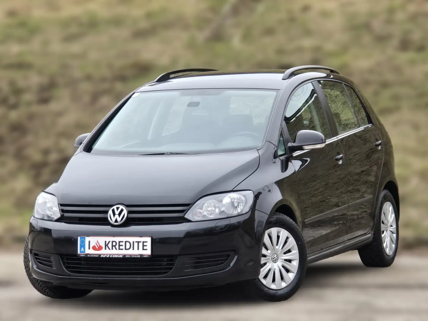 Volkswagen Golf Plus 1,6 TDI Kredit* Sitzheizung* Neues Pickerl* Klima* Schwarz - 1