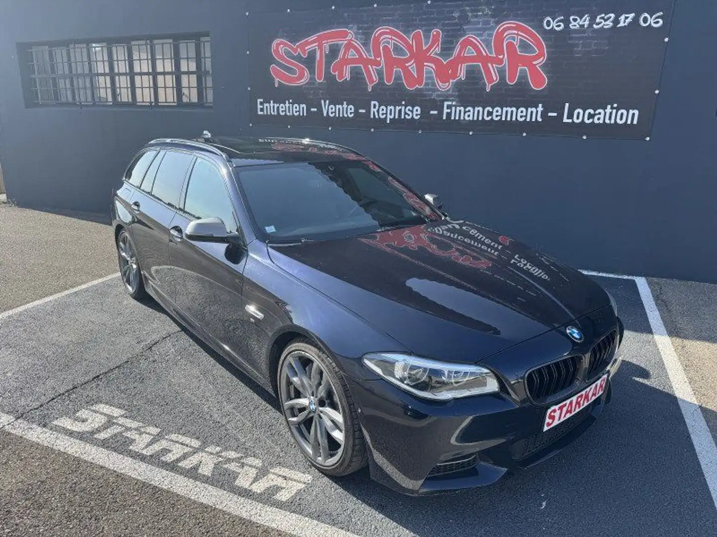 BMW M550 SERIE TOURING (F11) M550DA XDRIVE 381CH Zwart - 2