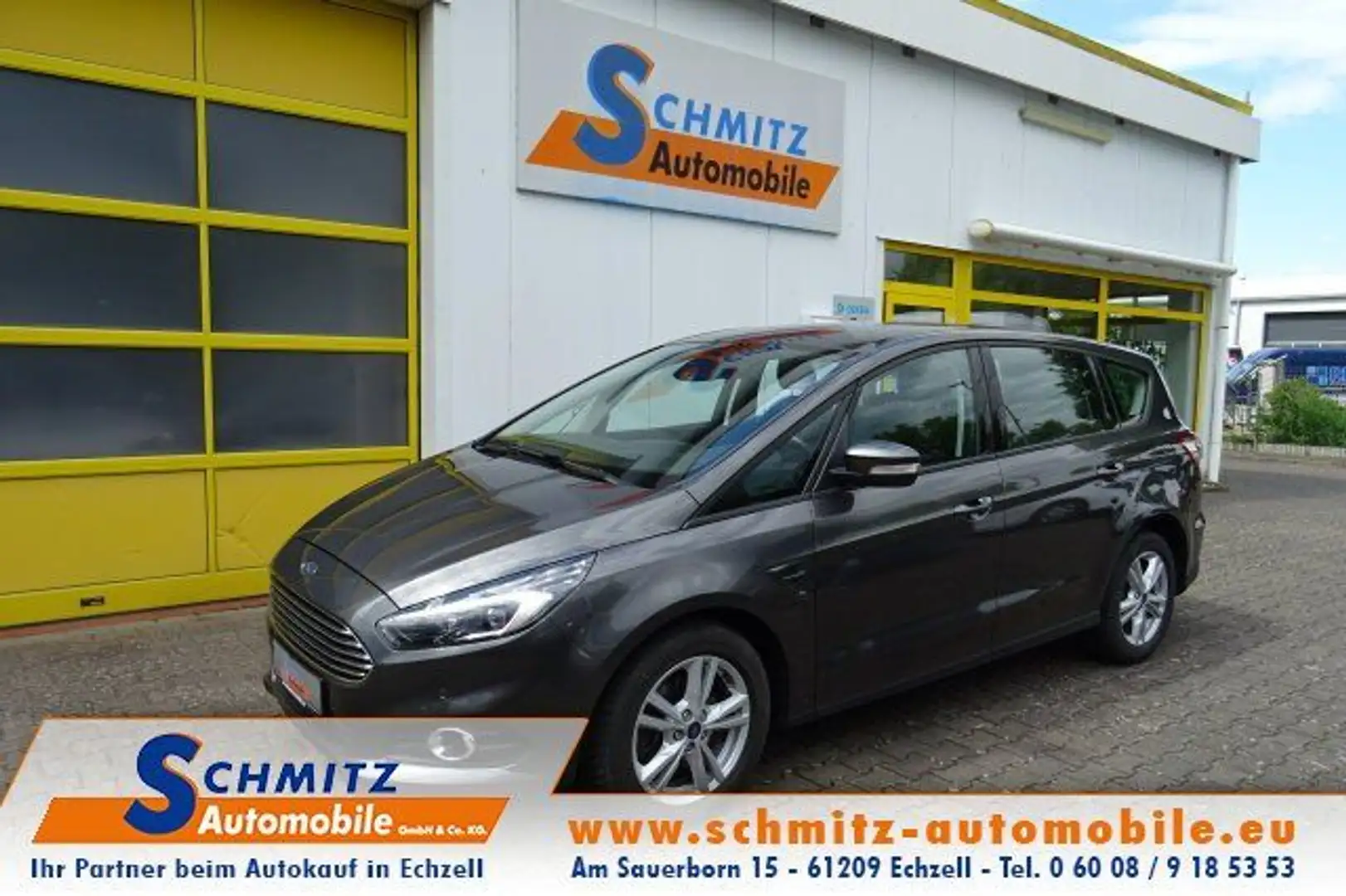 Ford S-Max 2.0 EcoBlue Navi/R-Cam/LED/AHK/1.Hd Gris - 1