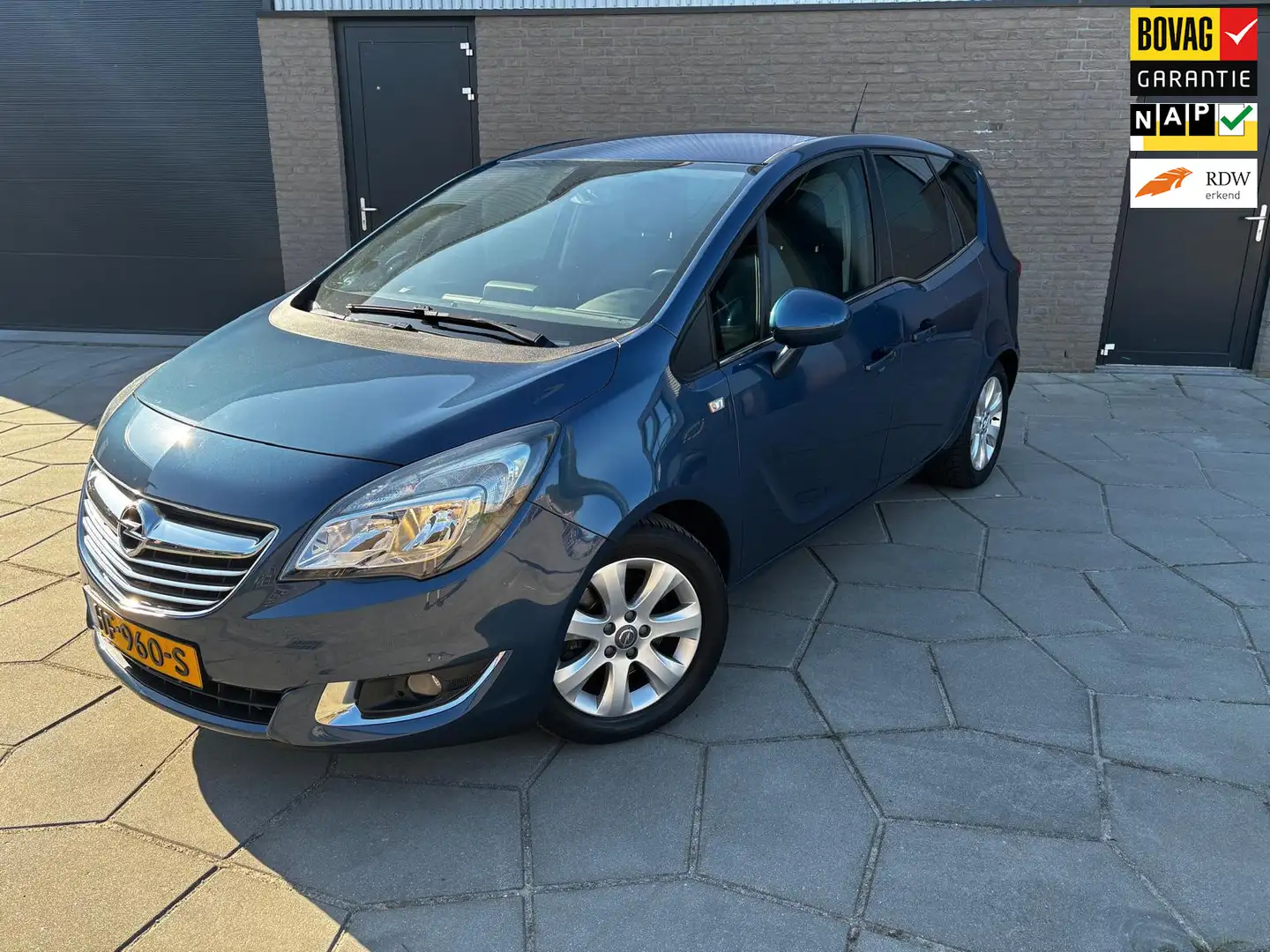 Opel Meriva 1.4 Turbo Cosmo Blauw - 1