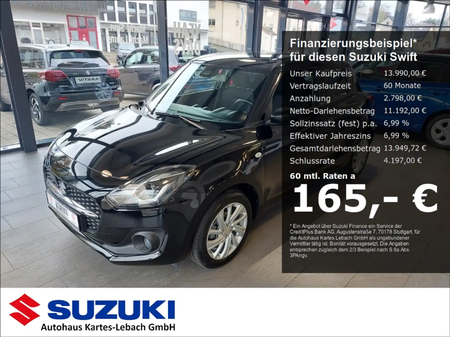 Suzuki Swift Comfort 1.2 Dualjet Kam Carplay Scheckheft SHZ PDC Schwarz - 1