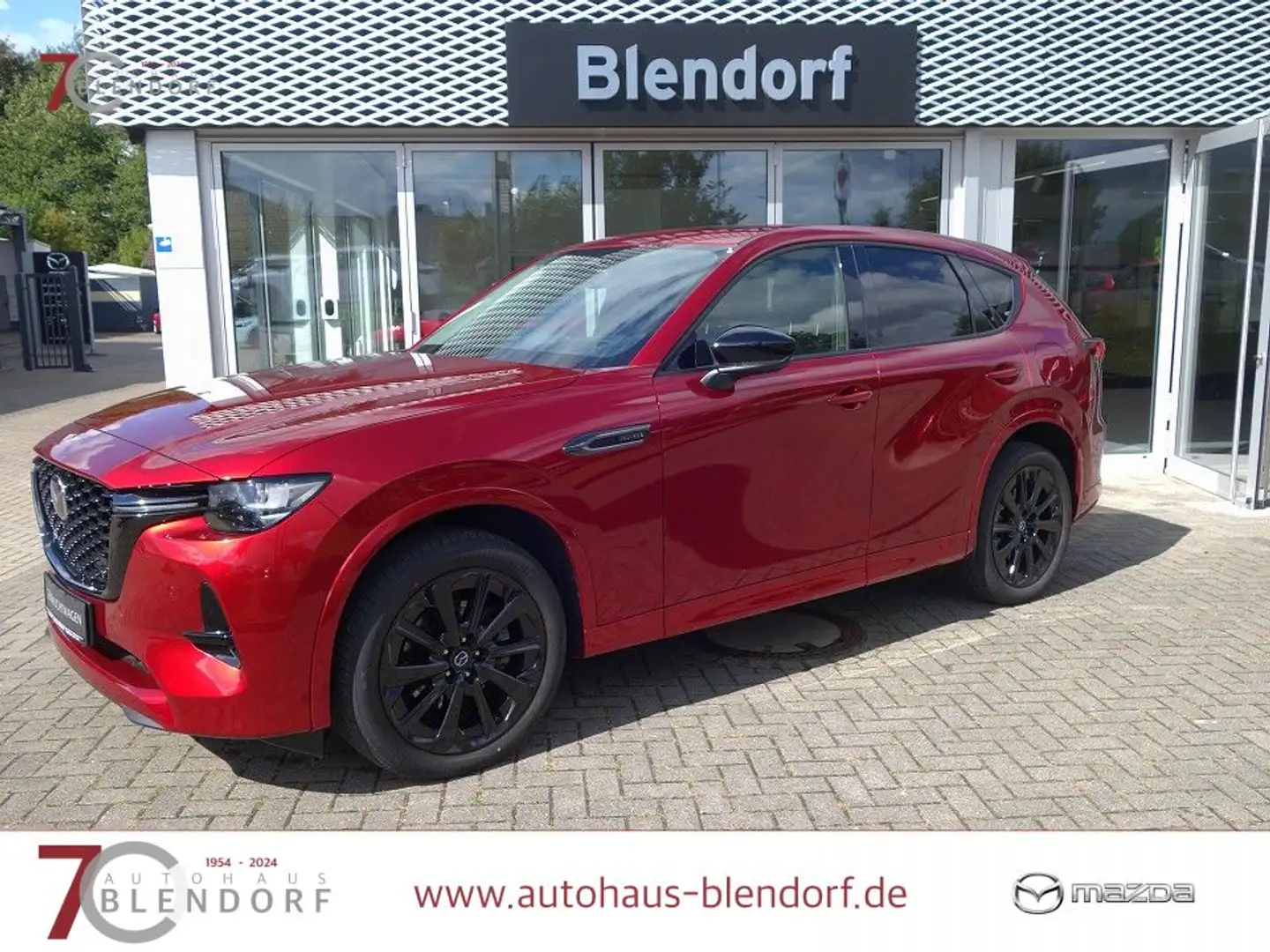 Mazda CX-60 3,3 D HOMURA 200 Leder|BOSE|MatrixLED Rood - 1