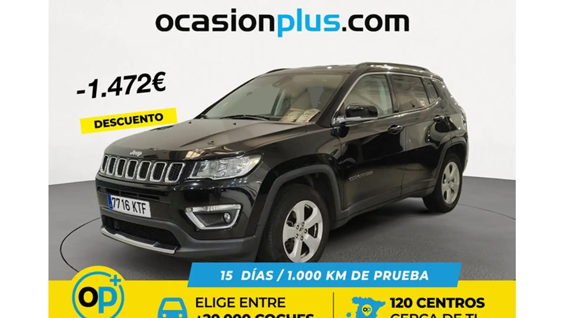 Jeep Compass 1.6 Mjt Longitude 4x2 Schwarz - 1
