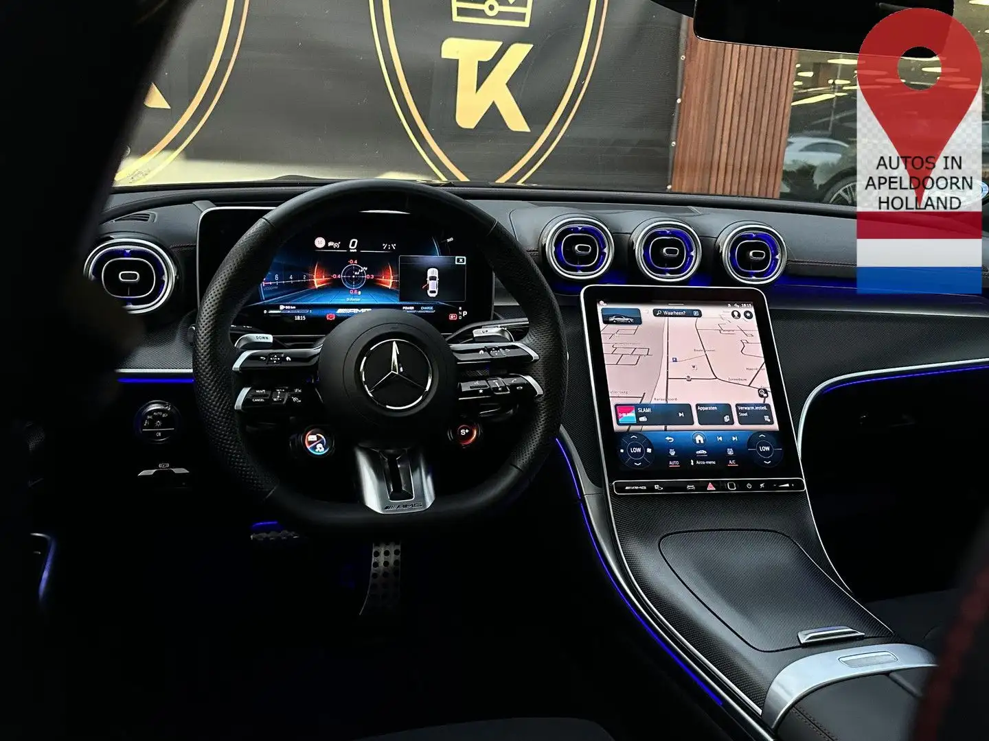 Mercedes-Benz C 43 AMG 4MATIC panorama dach Burmester Adapt. C Noir - 2