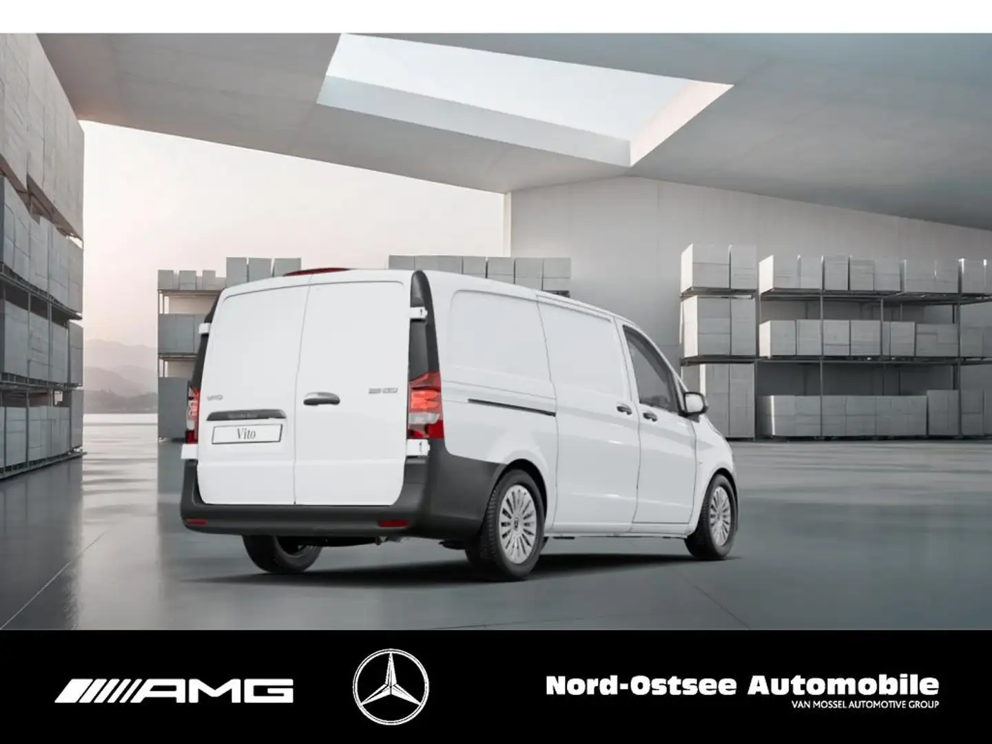 Mercedes-Benz Vito 116 NEUES MODELL KAMERA NAVI TEMPOMAT MBUX Bianco - 2