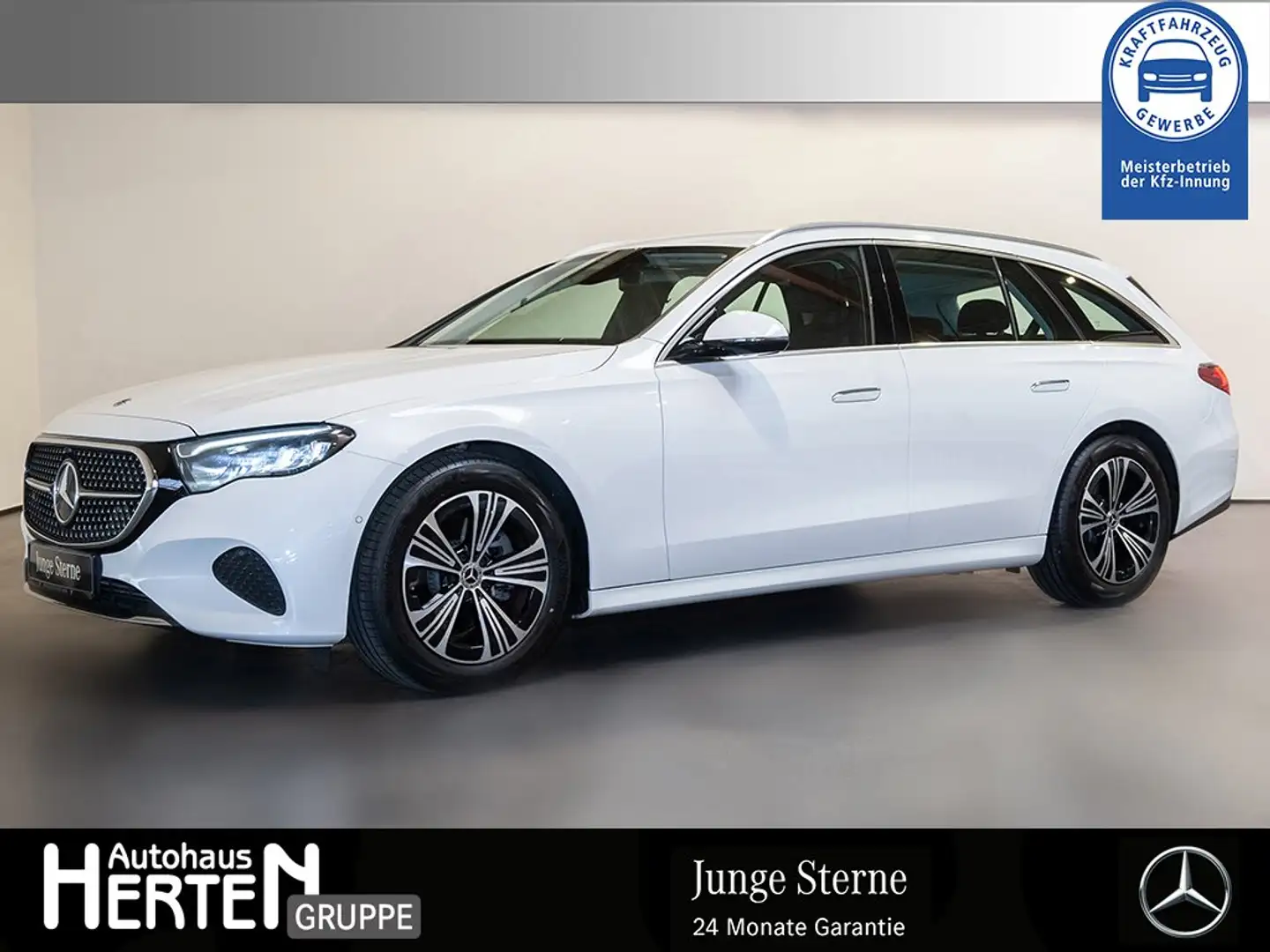 Mercedes-Benz E 220 T d+AVANTGARDE+LED+R-KAMERA+KEYLESS+NAVI+ Blanc - 1