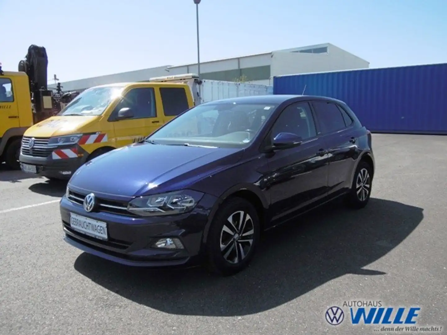 Volkswagen Polo 1.0 TSI OPF United Klima Einparkhilfe Sitzheizung Blu/Azzurro - 1