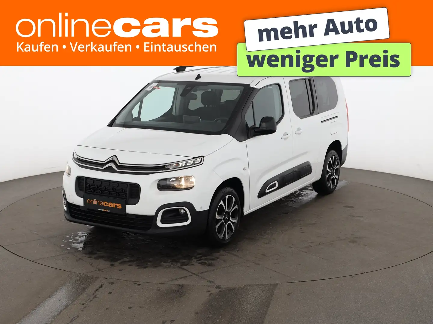 Citroen Berlingo 1.5 BlueHDi 130 Shine XL 7-SITZER R-CAM Weiß - 1