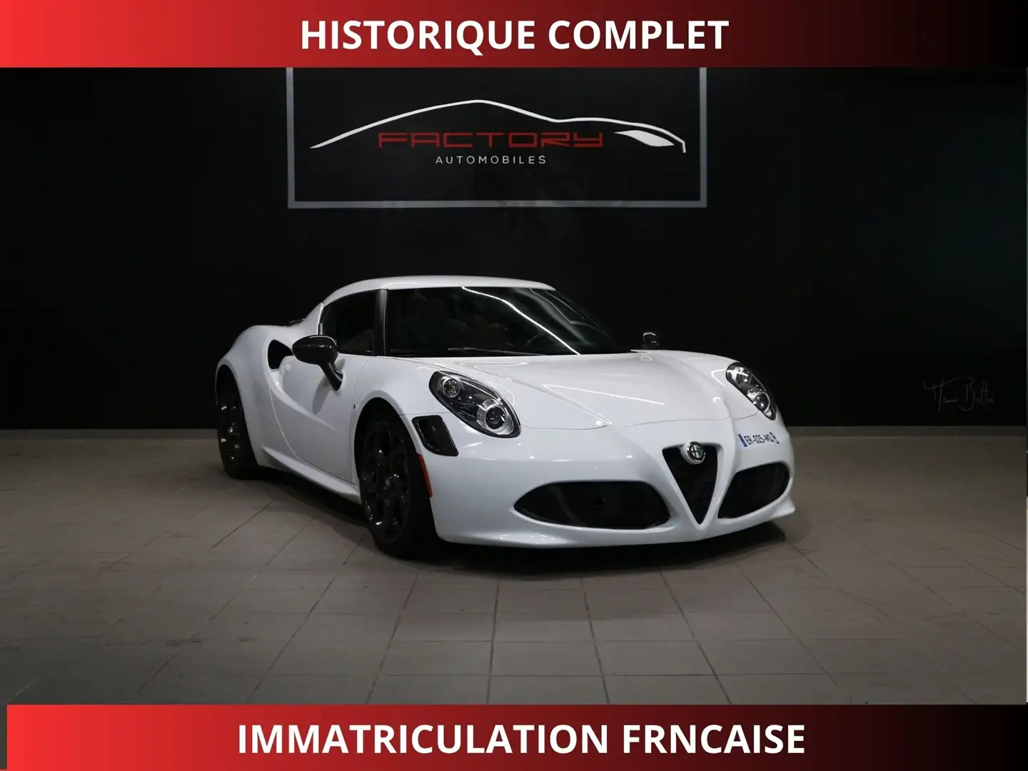 Alfa Romeo 4C 1750 TBI 240CH STANDARD EDITION TCT Weiß - 1