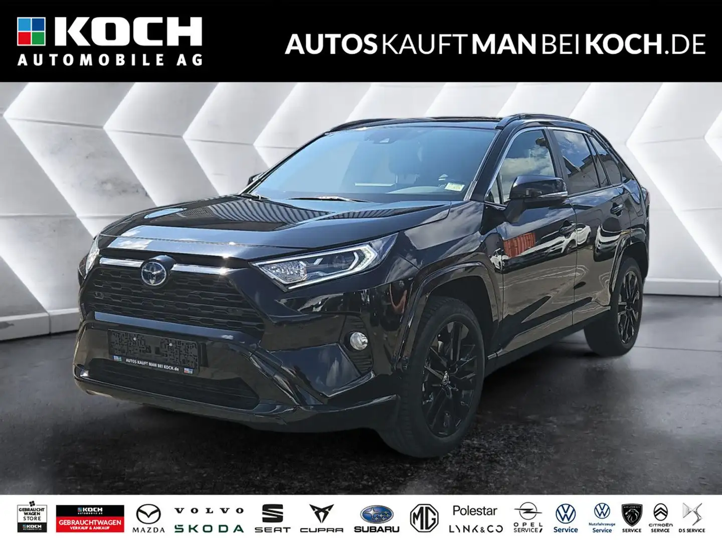 Toyota RAV 4 RAV4 2.5 Hybrid 4x4 Black Edit. NAVI LEDER JBL Zwart - 1
