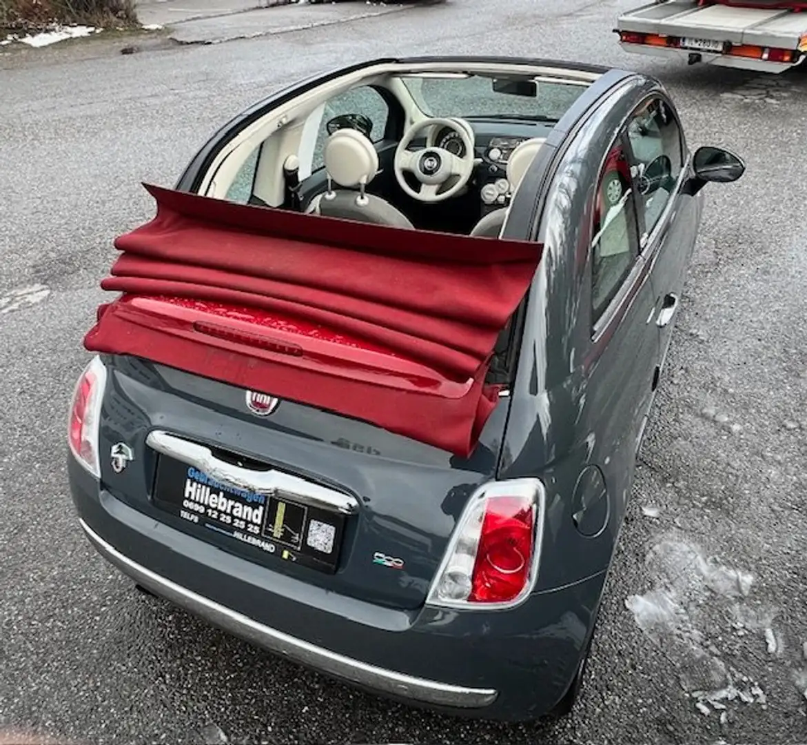 Fiat 500 C 1,2 Cabrio *Lounge* AUTOMATIK Grau - 1