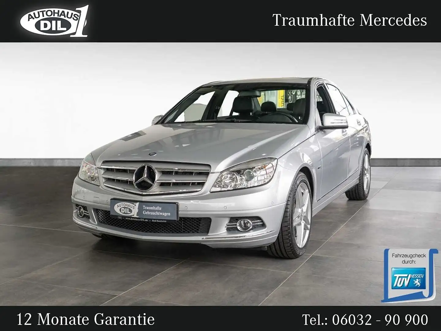 Mercedes-Benz C 300 4Matic *Avantgarde* Leder* V6 *7-Gang* Zilver - 1