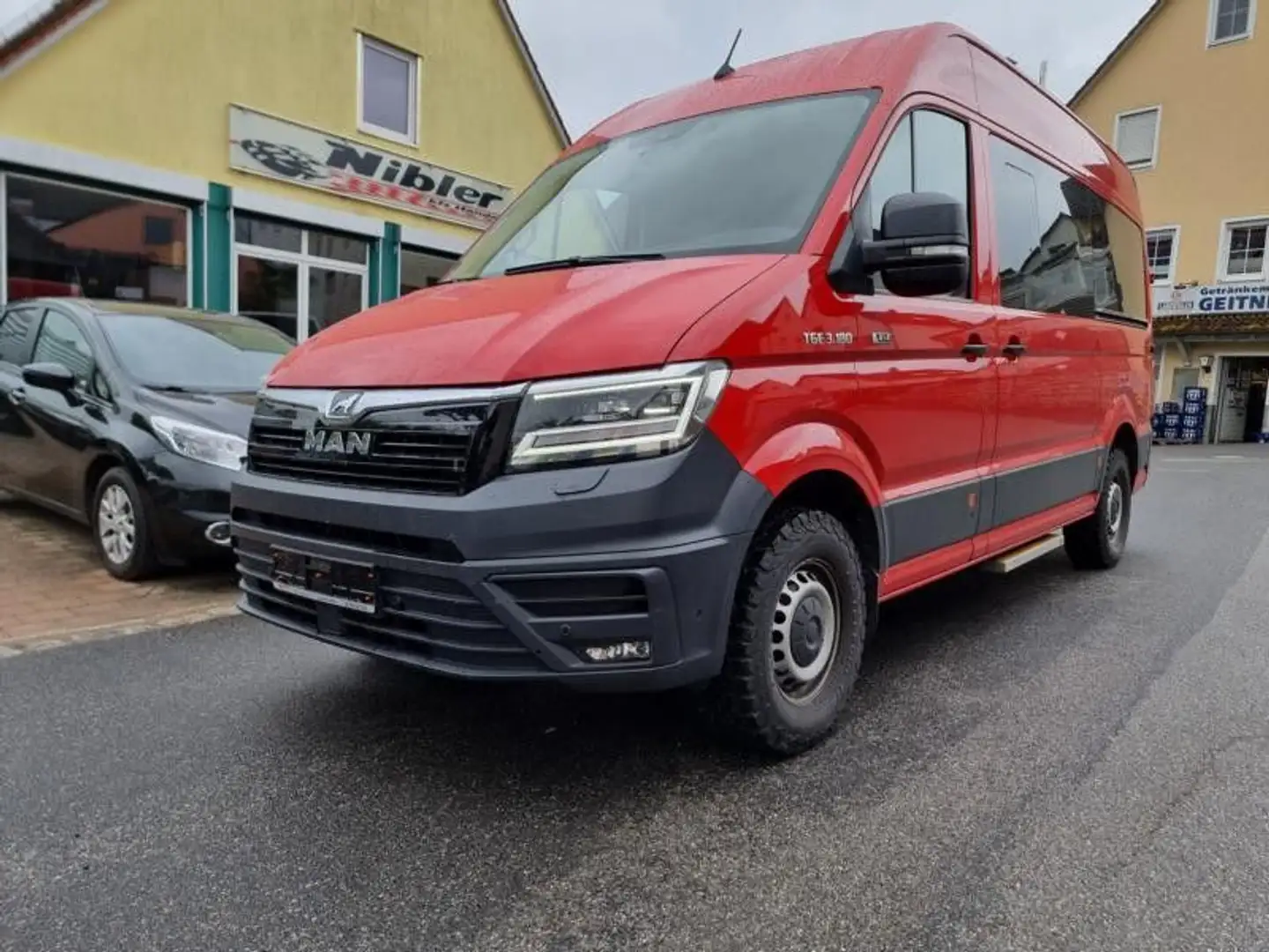 MAN TGE 3.180 4x4 OFFROAD VIP-Bus LED+STHZ+NAVI+9-SI Rot - 1