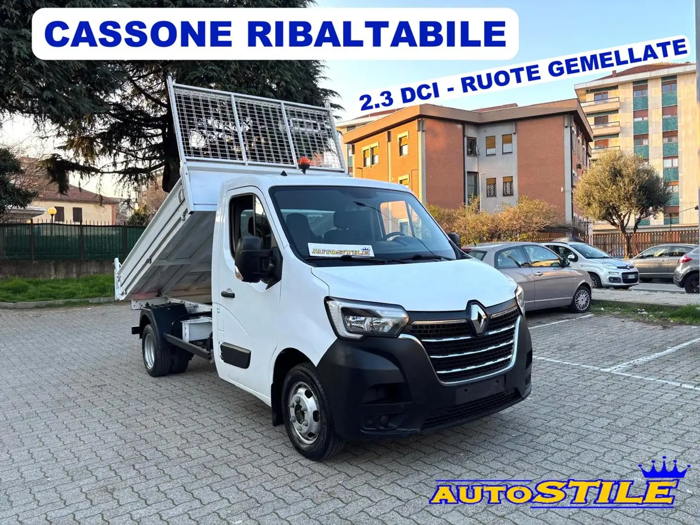 Renault Master 2.3 DCI - 130 CV **RIBALTABILE **RUOTE GEMELLATE Bianco - 1