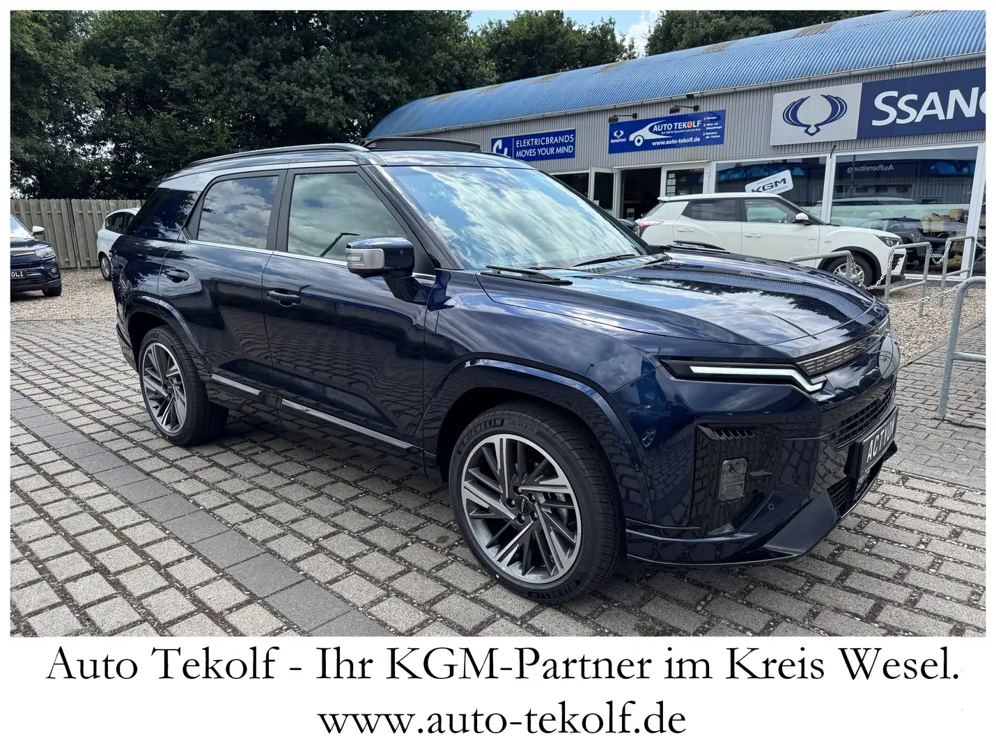 KGM Actyon Lux 2WD Automatik, Panoramadach, 5 Jahre Garantie! Blauw - 1