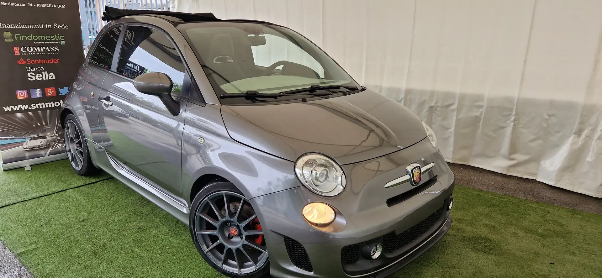 Abarth 695C EsseEsse EDIZ.LIMITATA 1.4 Turbo 160Cv Cabrio 2011 Gris - 2